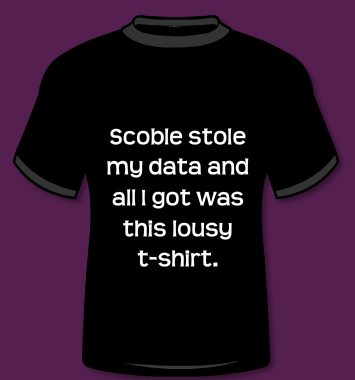 Robert Scoble stole my data and all I got was this lousy t-shirt.