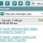 Netscape 9's Sidebar Browser
