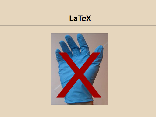 LaTeX is not the same as latex.