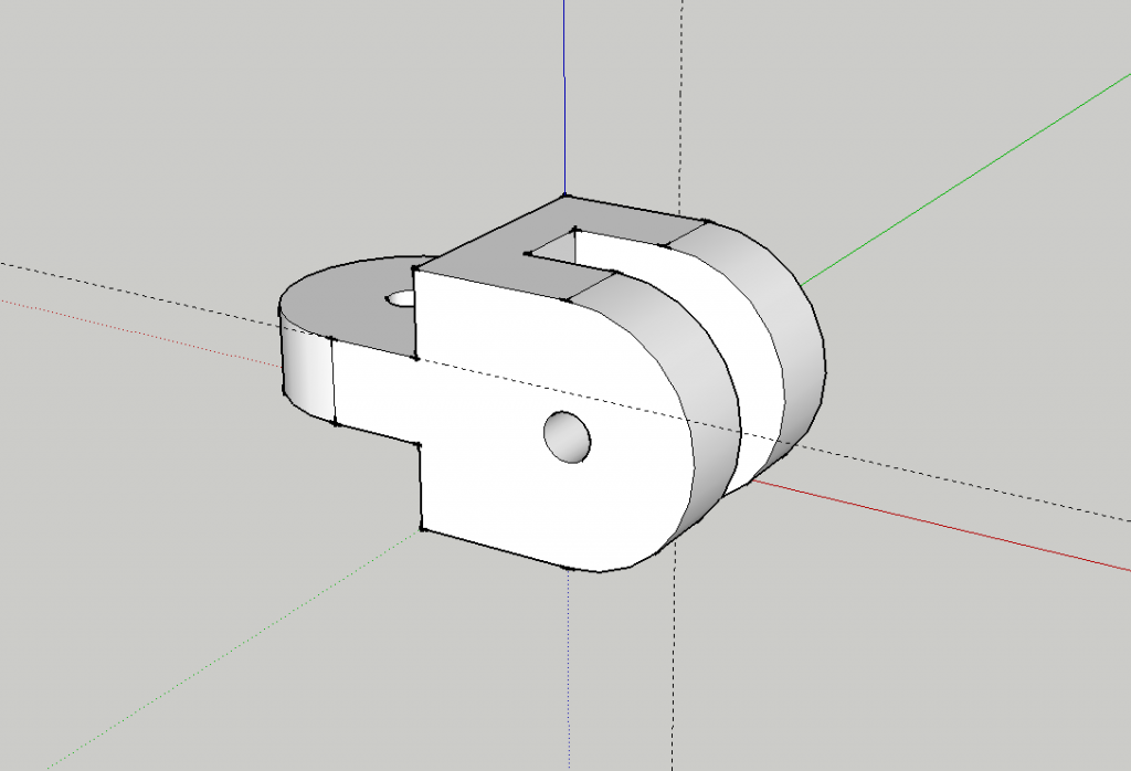 Pivot Bracket in SketchUp