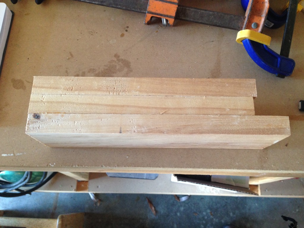2 - Glued up some scrap before planing it down to size