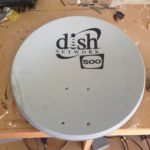 I made shields out of satellite dishes