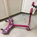 Repainting a Razor Powerwing Scooter