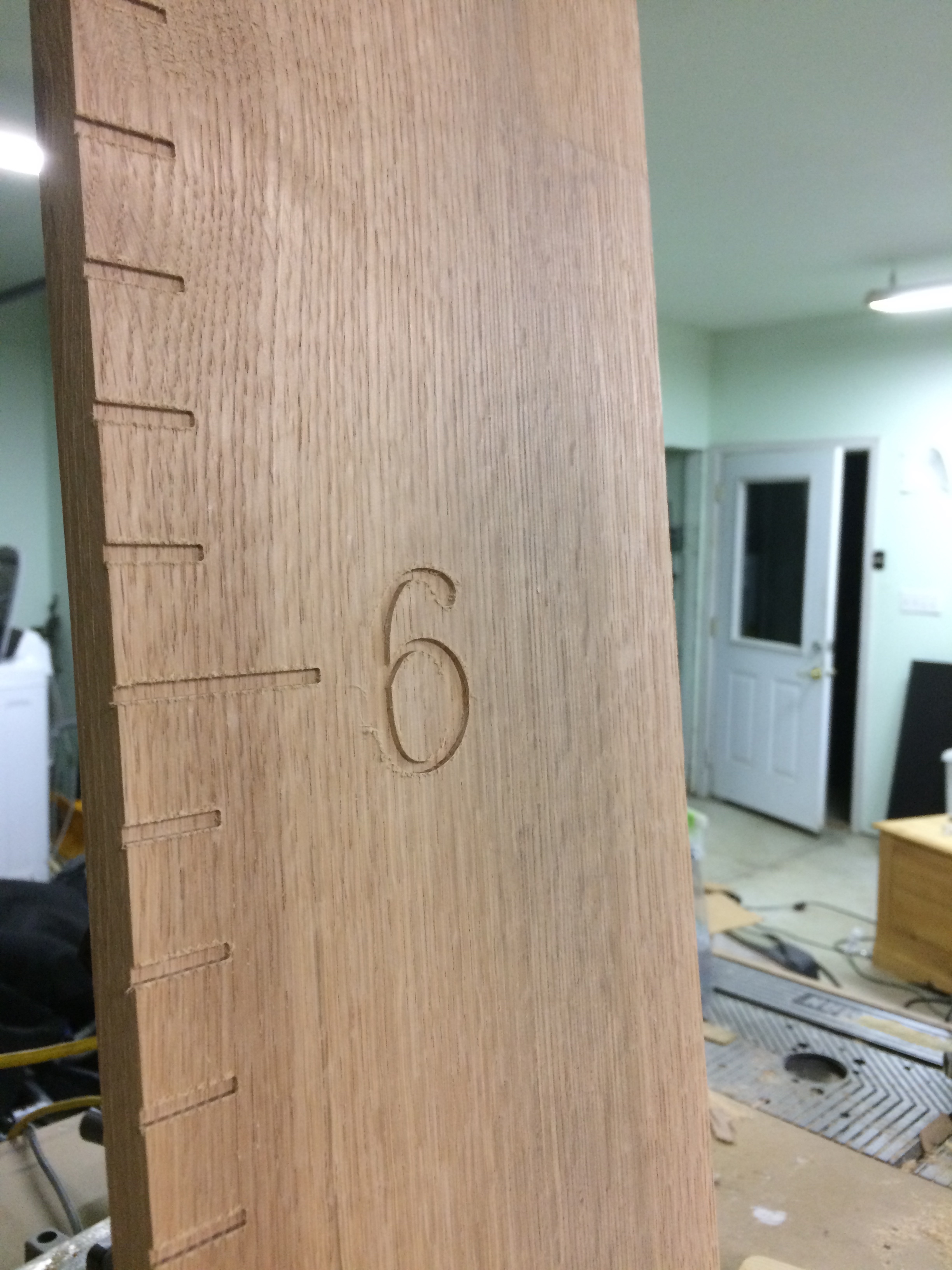 Artisanal CNC-Carved Growth Chart