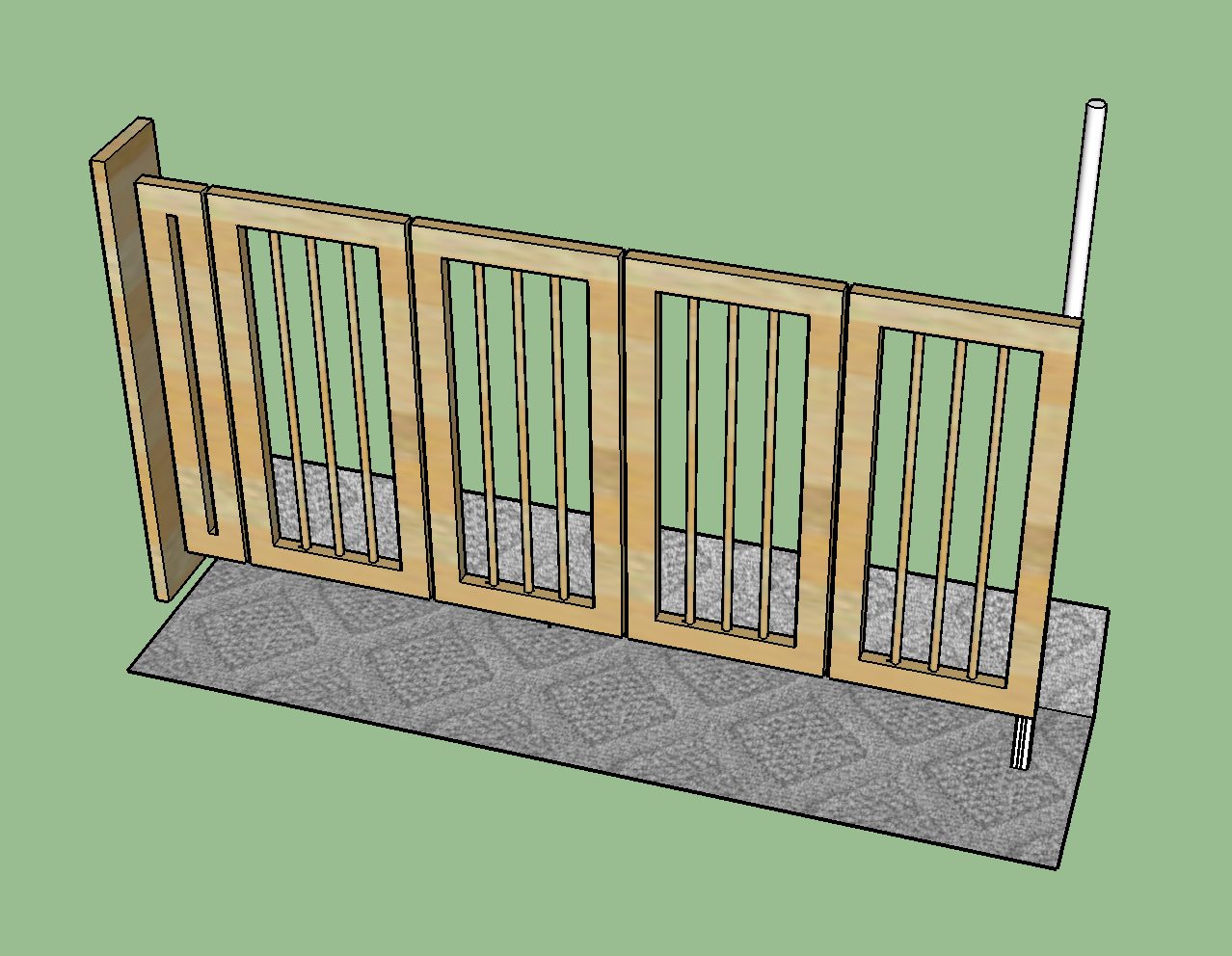 I Built a Folding Dog Gate Less Talk, More Do